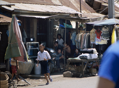 Running in Kompong Chhnang