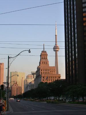 CN Tower in the Dark